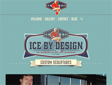 Tablet Screenshot of icebydesign.com